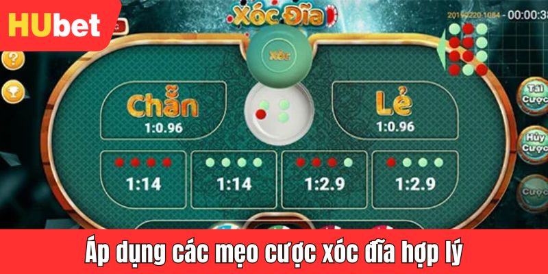 Áp dụng các mẹo cược xóc đĩa hợp lý